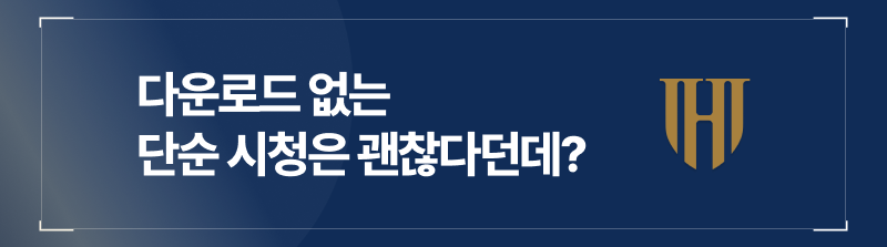 다운로드 없이 시청만 해도 처벌받는다